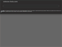 Tablet Screenshot of colonne-bois.com